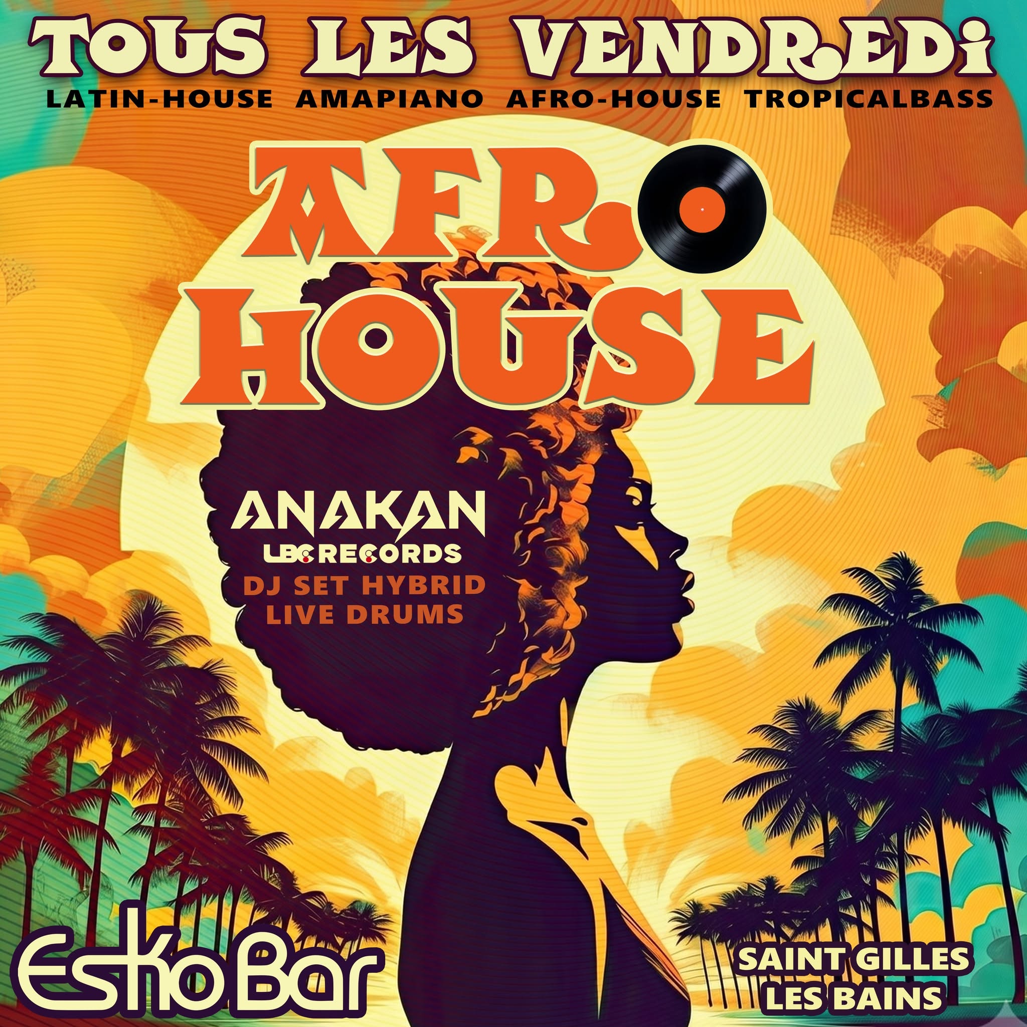 AFRO-HOUSE @ESKOBAR ST GILLES