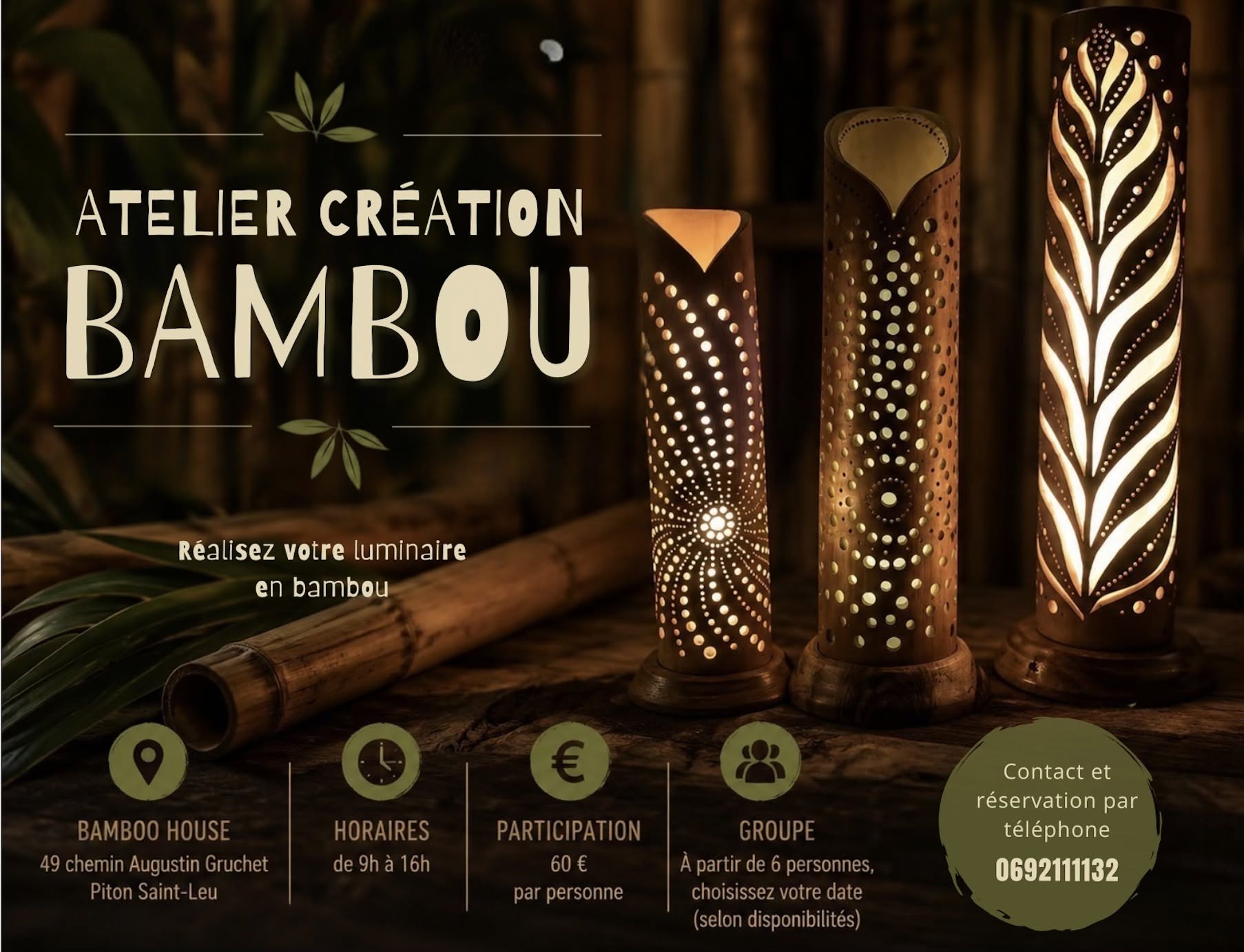 Atelier Bambou - Création Luminaires