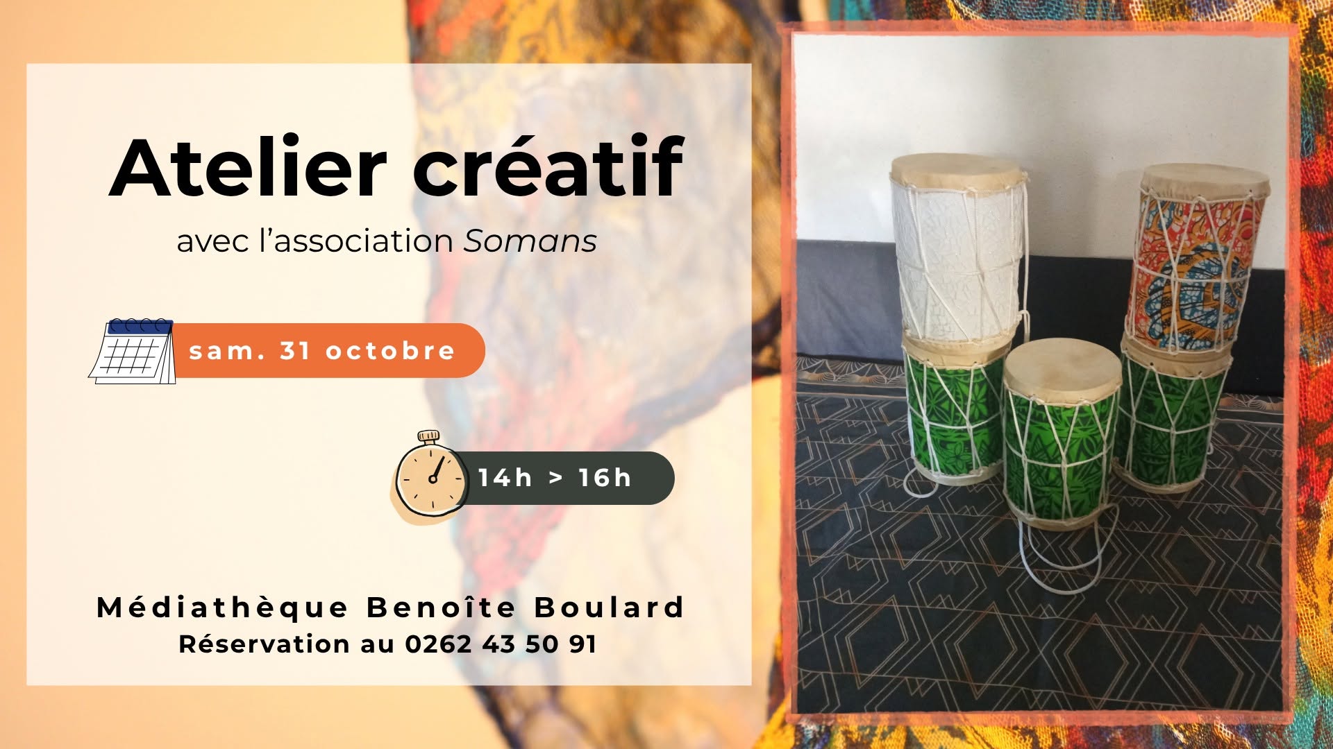 BADADOUM ! Atelier de création d'instrument