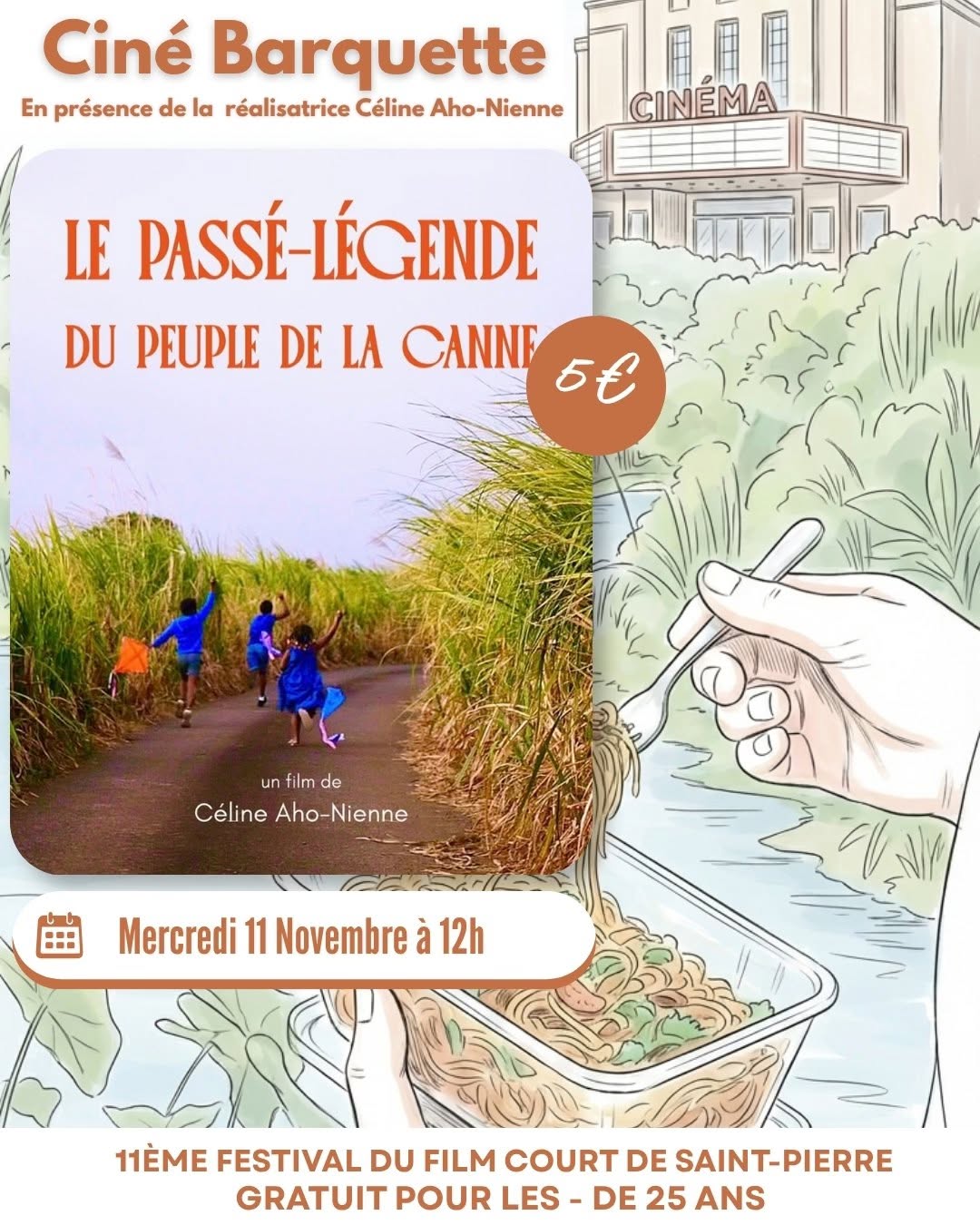 Ciné Barquette - Film et dégustation de carry avec la réalisatrice Céline Aho-Nienne