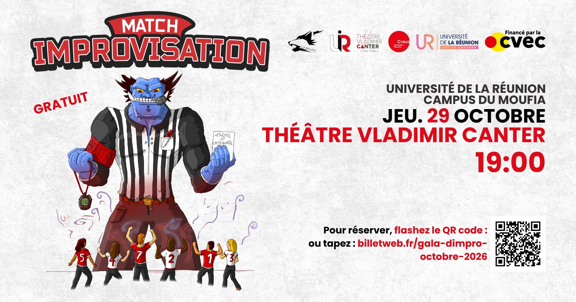 [GRATUIT] Match d'Improvisation Théâtral