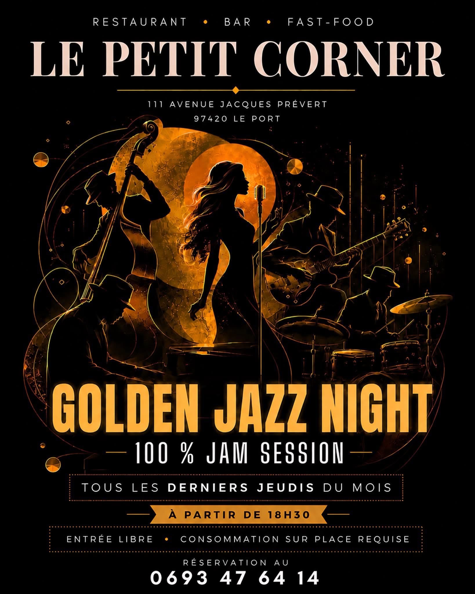 💯 JAM SESSION « GOLDEN JAZZ NIGHT « au Le Petit Corner