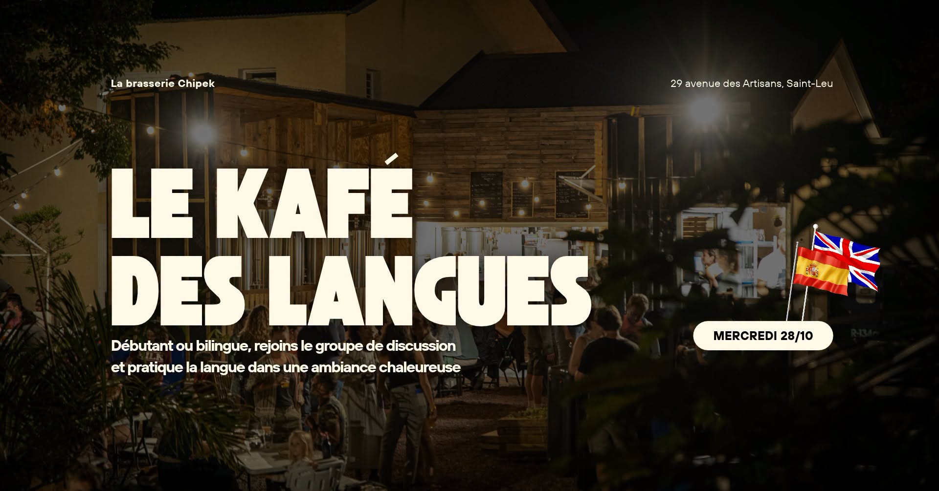LE KAFÉ DES LANGUES 🇪🇸🏴󠁧󠁢󠁥󠁮󠁧󠁿