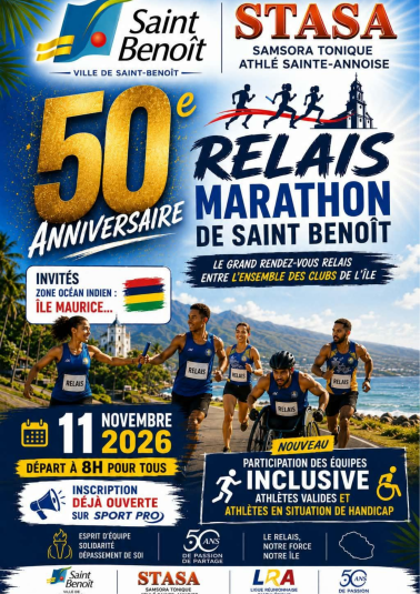 Marathon Relais de Saint-Benoît