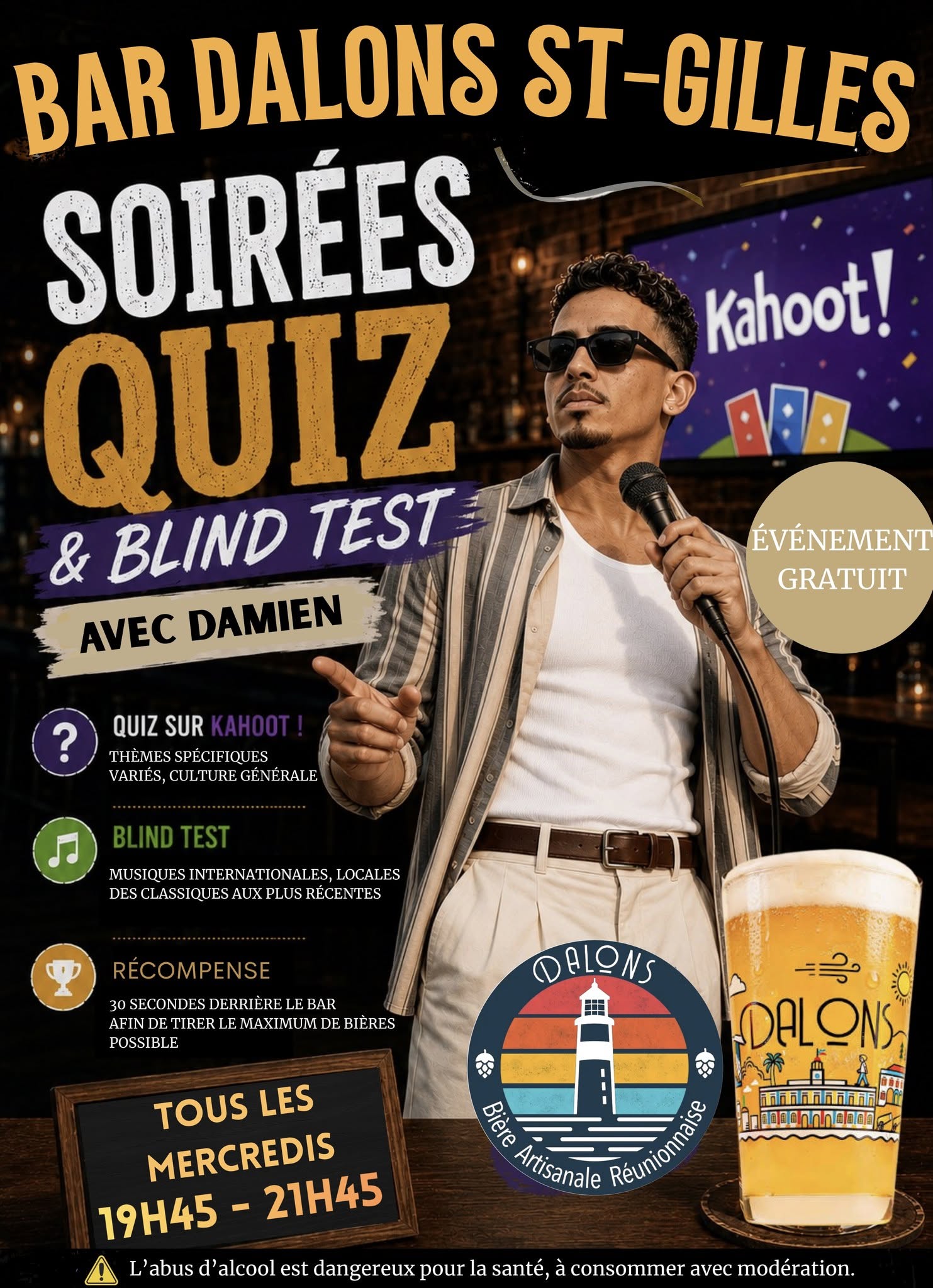 Quiz / Blind Test Dalons - Avec Damien