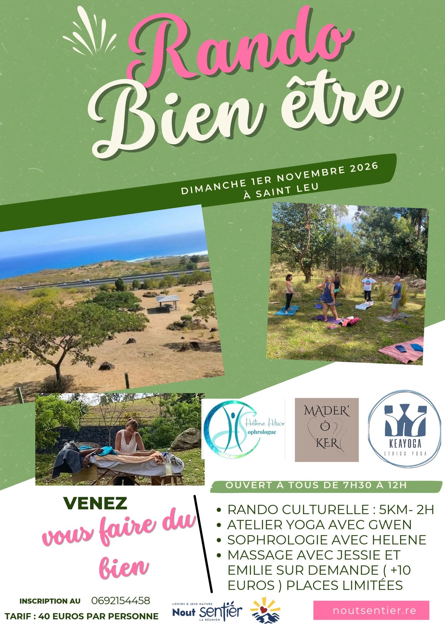Rando bien être à Saint Leu