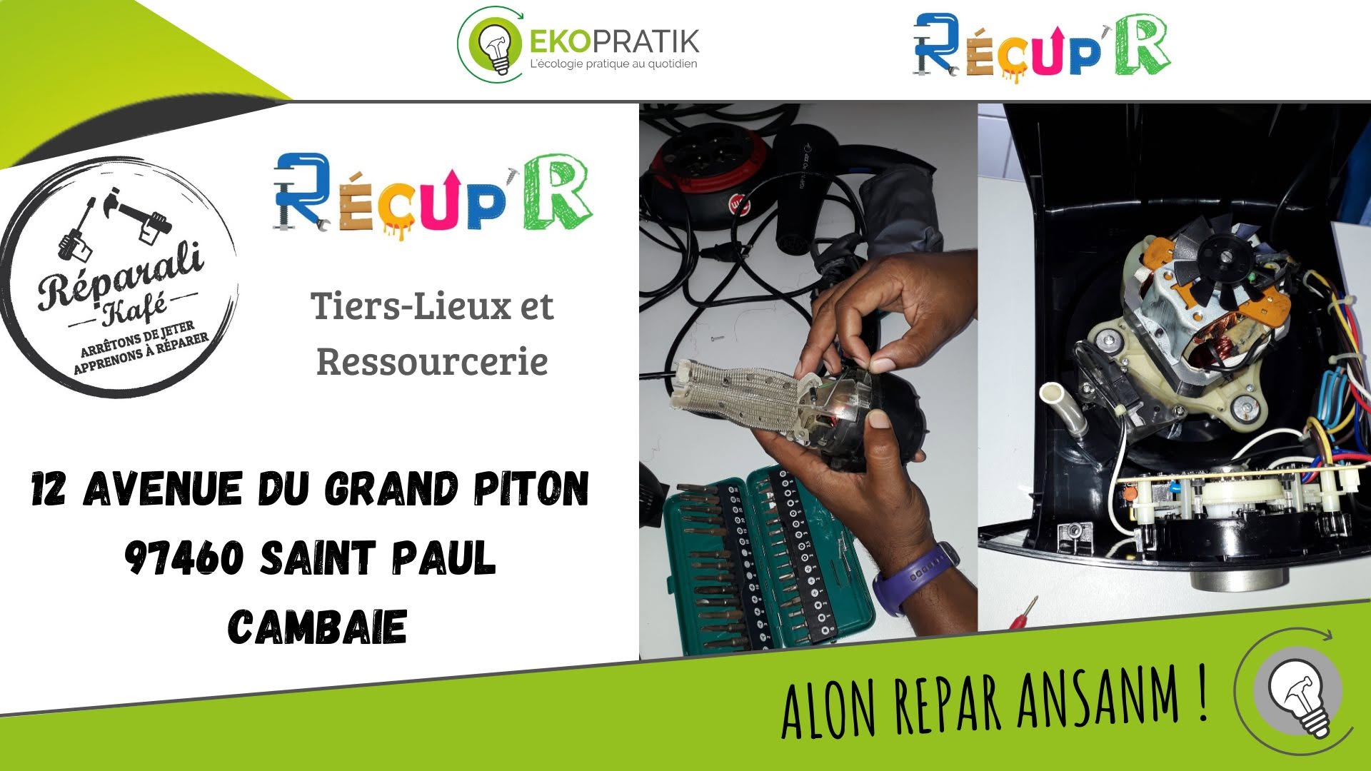 Réparali kafé - Saint Paul - RécupR